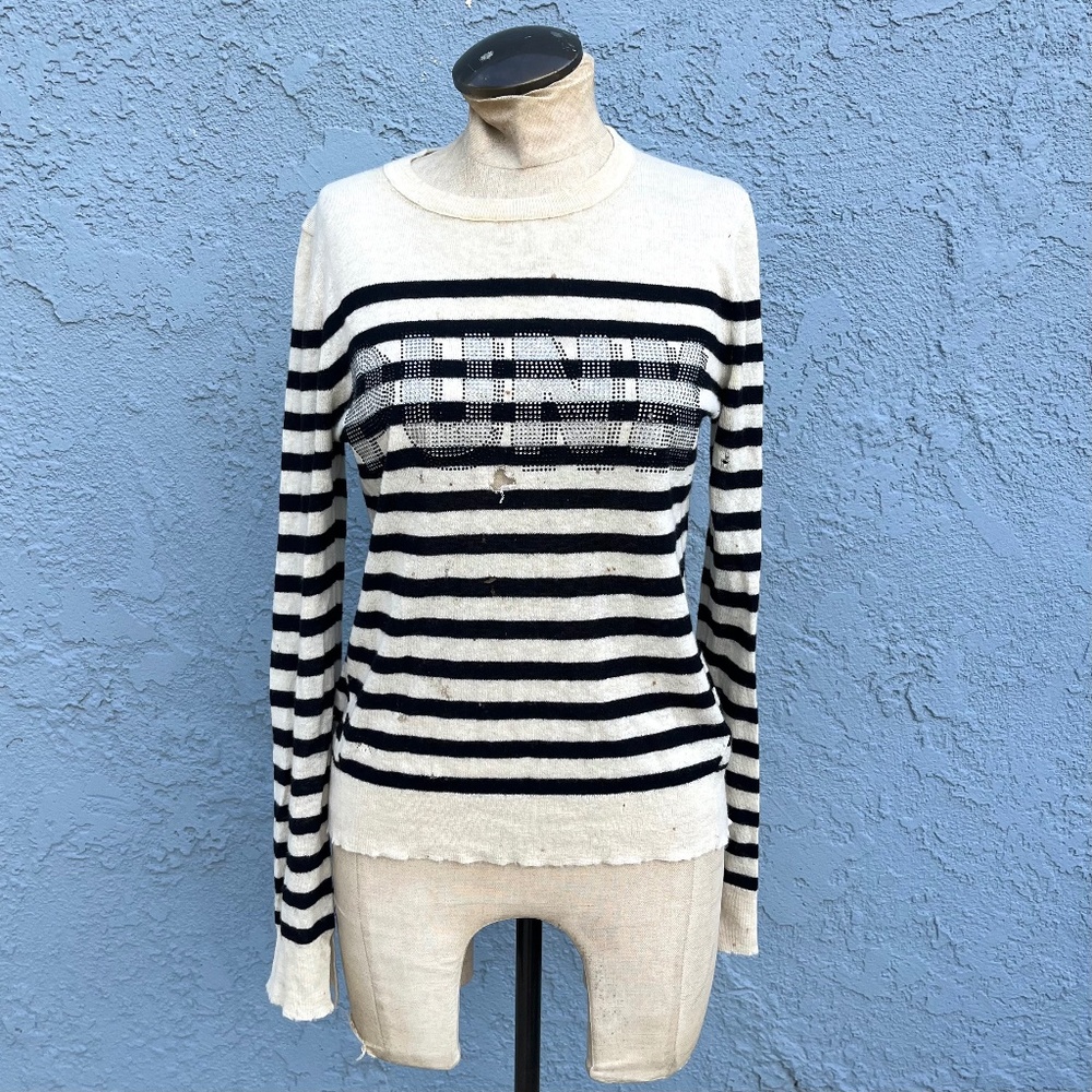Zadig and Voltaire Distressed Cashmere Sweater Small punk